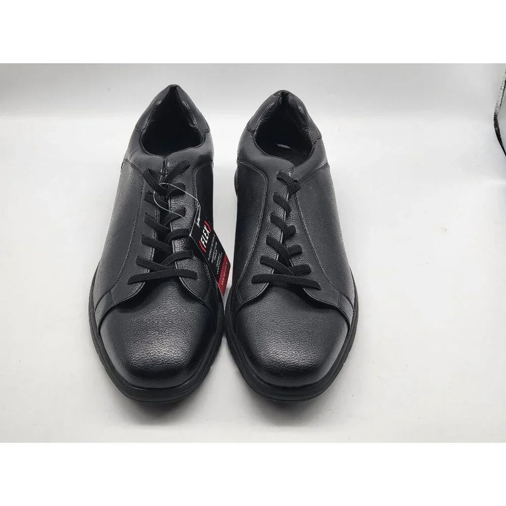 Van Heusen Flex Non Slip Mens Memory Foam Black‎ Shoes Size 10.5